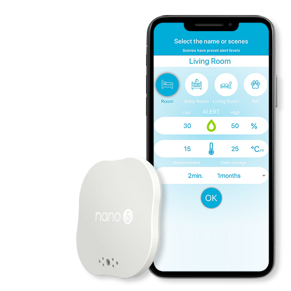 nano S wireless climate sensor - Alert