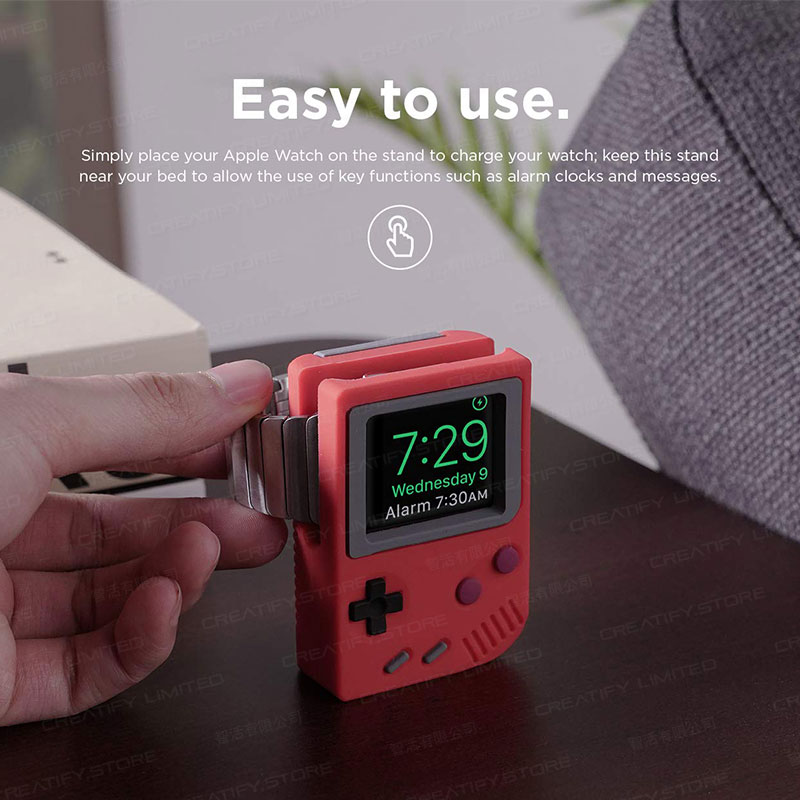 elago W5 Apple Watch 經典懷舊充電支架 (Nintendo 任天堂 Game Boy)