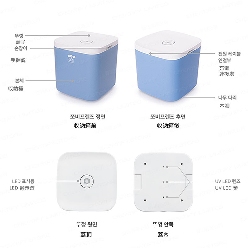JJOBI Friends Pet UV LED Sterilizer (Made in Korea)