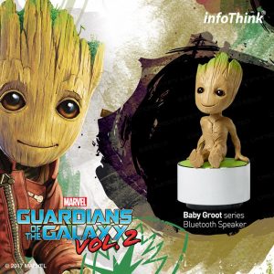 infoThink 星際異攻隊 2 - GROOT 系列玩音樂藍牙燈光喇叭 (infoThink Guardians of the Galaxy Vol. 2 Groot Bluetooth Portable Speaker)