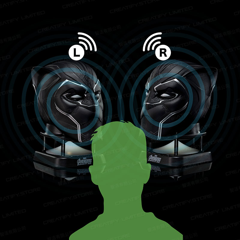 CAMINO MARVEL 黑豹迷你藍牙喇叭 (第二代) (Camino Marvel Black Panther Mini Bluetooth Speaker v2.0)