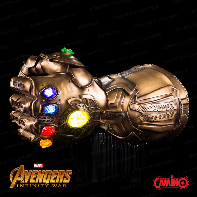 CAMINO MARVEL 1:1 Infinity Gauntlet 無限手套 HiFi 系統揚聲器組 (限量樹脂/純銅版) (Avengers 3 Infinity Gauntlet Life-Size Bluetooth HI-FI System)