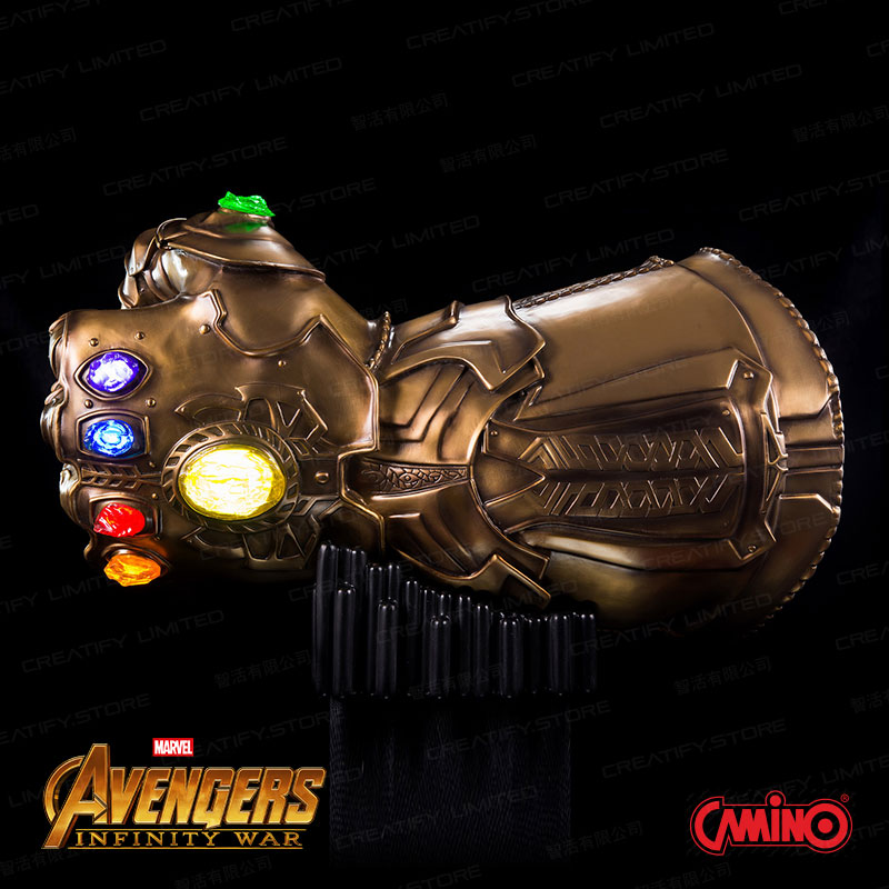 CAMINO MARVEL 1:1 Infinity Gauntlet 無限手套 HiFi 系統揚聲器組 (限量樹脂/純銅版) (Avengers 3 Infinity Gauntlet Life-Size Bluetooth HI-FI System)