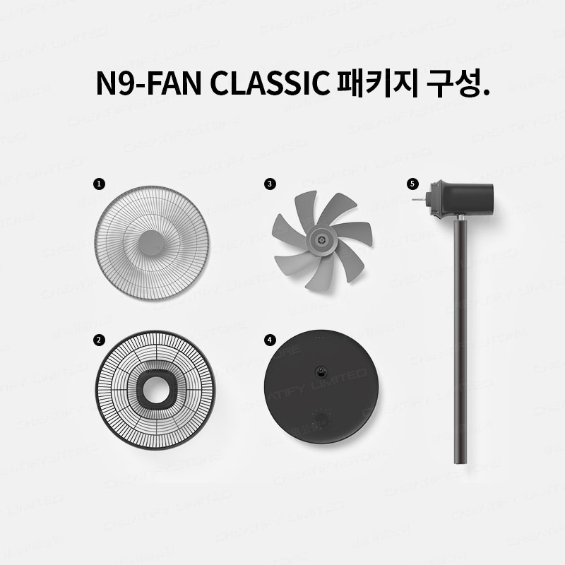 韓國 Lumena N9 Classic 13" 無線座地風扇 (Korea Lumena N9 Classic Wireless Stand Fan)