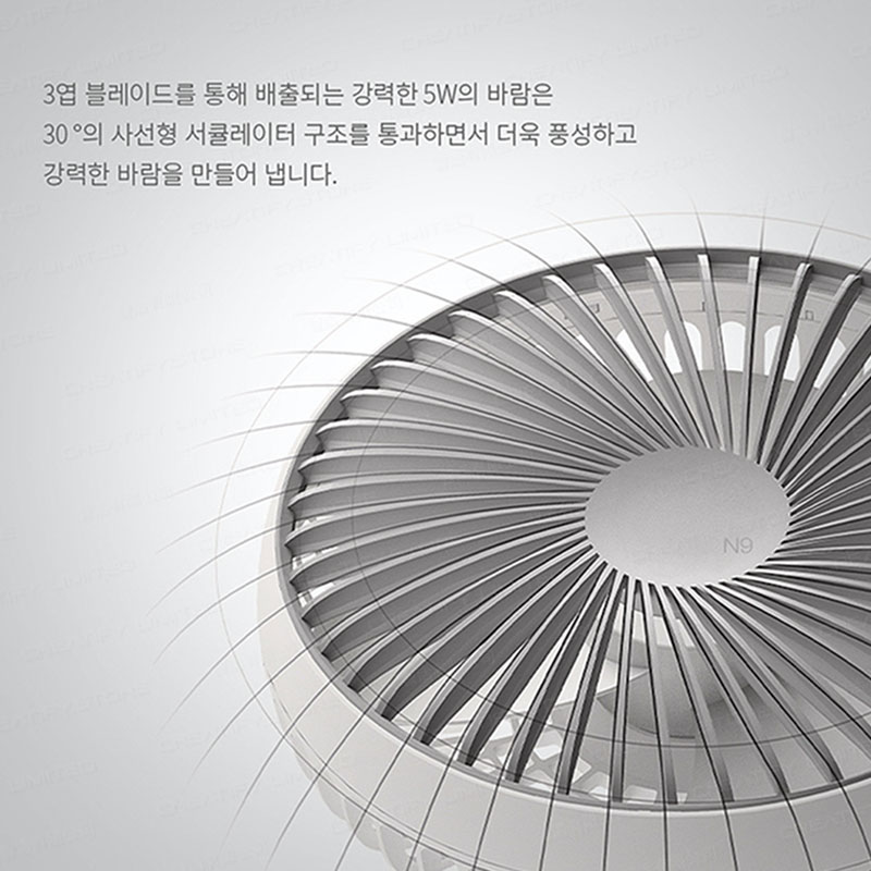 韓國 Lumena N9-FAN STAND2 無線座枱風扇 (Korea Lumena N9-FAN STAND2)