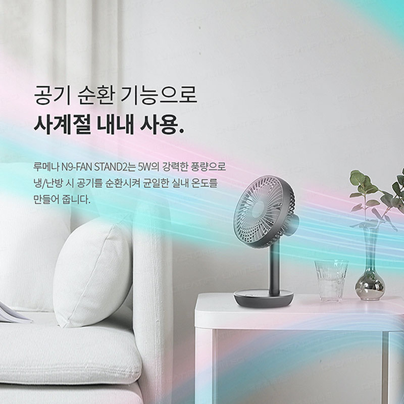 韓國 Lumena N9-FAN STAND2 無線座枱風扇 (Korea Lumena N9-FAN STAND2)