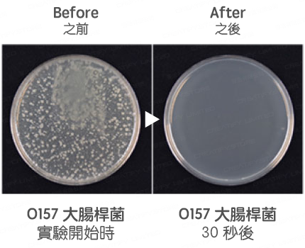 日本 BabySmile 電解消毒水 (次氯酸水) 製造機 S-905 (Japan Babysmile Hypergia Electrolytic Disinfectant Spray S-905) -- 大腸桿菌 實驗